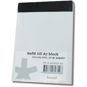 Refill A7 block, 2-pack