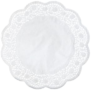 Tortenspitzen DEMMLER Rose, 36 cm, weiß