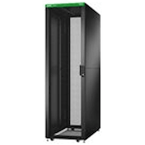 APC Easy Rack - Rack (vertikal) - skåp - plattpack - svart - 42U