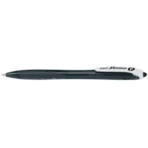 Bläckkulpenna PILOT Rex Grip Svart, fine, 0.7mm, 10st