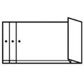 Ekspansionskuvert kortside åbning, brun, flaplukning, 250 stk