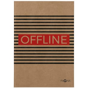 Notizbuch PAGNA Offline, A4, 80 Blatt, kariert