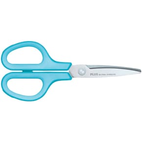 Schere PLUS JAPAN Fitcut Curve Linkshänder, blau, 175 mm