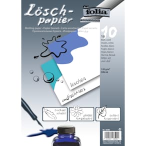 Löschblatt Folia 8599, A4, weiß, 10 Blatt, 120 g/m²