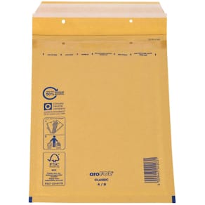 Luftpolstertasche AROFOL Gr.4/D, braun, 200x275 mm, 10 Stück