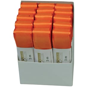 Taftband Goldina Basic, 25 mm x 3 m, orange