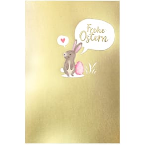 Osterkarte Noname, bunt, mit Briefumschlag