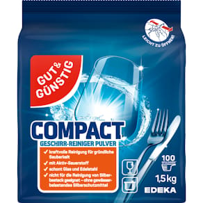 Geschirr-Reiniger Pulver GUT & GÜNSTIG Compact, 1,5 kg