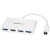 Startech USB C-hubb med 4 portar tillsammans med 4x USB A-portar