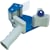 Plakbandafroller DONAU, metaal, voor 50 mm rollen, blauw-grijs