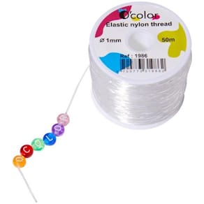 Smyckestråd elastisk 1 mm x 50m