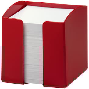 Zettelbox Durable TREND, gefüllt, rot