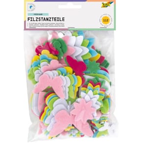 Viltvormen Folia Lente, zelfklevend, 112 stuks (assorti)