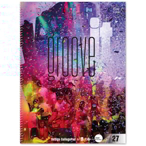 Collegeblock URSUS Style Groove it, A4, 80 Blatt, liniert, weiß