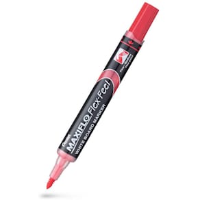 Whiteboardpenna PENTEL Maxiflo Flex röd