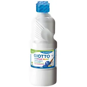 Akrylfärg Giotto 500 ml vit