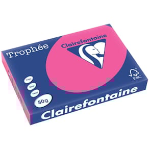 Gekleurd papier Clairefontaine Trophée Pastel, A3, 80 g, 500 vel