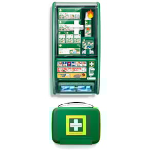 Erste-Hilfe-Station Cederroth First Aid & Burn Station, grün