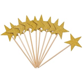 Dekor JOKER stjerne gull (10)