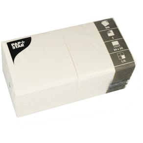 Servett 3-lags 24x24cm vit 200/fp