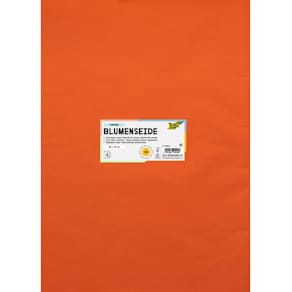 Blumenseide Folia, 50 x 70 cm, orange