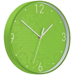 Wanduhr Leitz WOW Quarz, Ø29 cm, grün