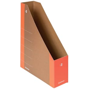Stehsammler DONAU Life-Serie, Karton, A4, 8 cm, neonorange