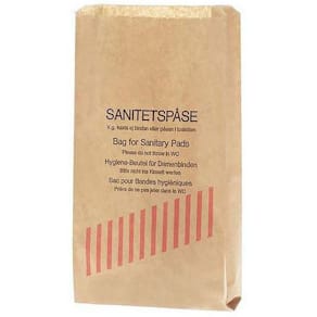 Sanitetspåse papper 1000/fp