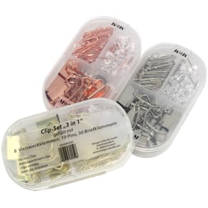 Klammer- & Pinnadel-Set METZGER Deluxe, 3-in-1, 48-tlg