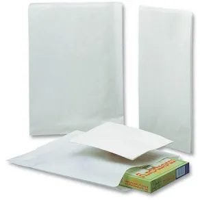 Påse plan 170x215mm 0,5kg vit 1000/fp
