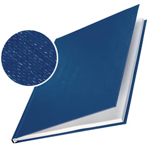Buchbindemappe Leitz impressBIND Hard Cover, 10 St, A4, blau