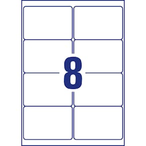 Adressetikett Avery Zweckform, 99,1 x 67,7 mm, wetterfest