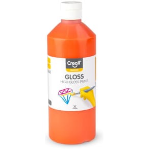 Glansfärg CREALL Gloss 500ml orange