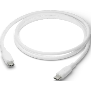 Re-charge - Cable - USB-C to USB-C - TPE, White (1.2m)