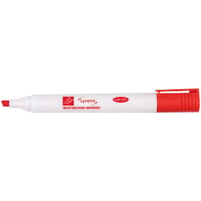 Whiteboardpenna LYRECO drywipe sned röd