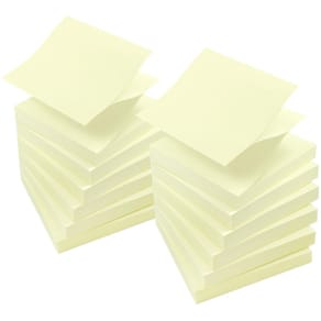 Notes LYRECO prem ZZ 75x75mm gul 12/fp