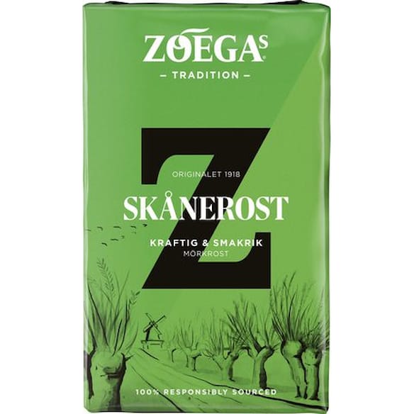 Kaffe Zoega Skånerost, brygg, 450g