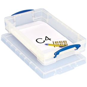 Opbergdoos Really Useful Box, 6 liter, transparant