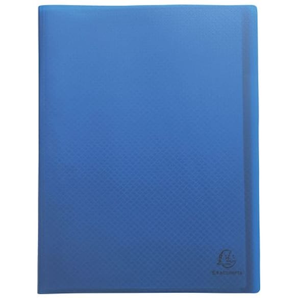 Presentasjonsmappe EXACOMPTA A4 30l blå