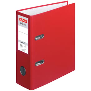 Ordner Herlitz maX.file protect, A5, 80 mm, hoch, rot