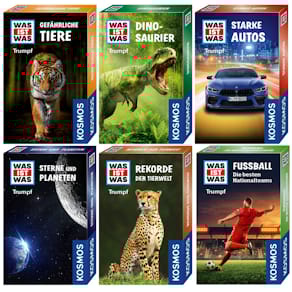 Quartett KOSMOS Was ist Was, sortiert