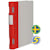 Gaffelpärm Plast KEBAErgo A4 Röd/Neutral, 40mm