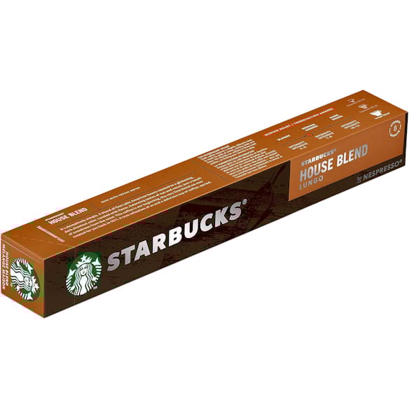 Kaffekapslar STARBUCKS Lungo House Blend 8/10, 12st