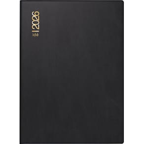 Taschenkalender RIDO, Kunststoff, schwarz