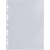 Showtas Oxford, A4, glashelder PP, 11-gaats, 50 micron, 100 stuks