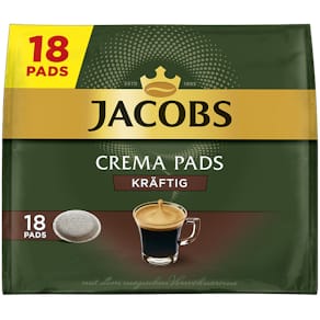 Kaffeepads Jacobs Crema Kräftig, 18 Stück