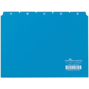 Leitregister Durable A-Z, A5, blau