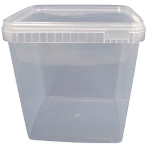 Condibøtte 5 L uden låg, transparent PP, 45 stk