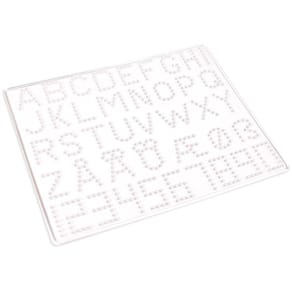 Pärlplatta ABC/Siffror, 5/fp