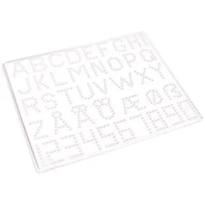 Pärlplatta ABC/Siffror, 5/fp